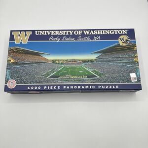 Husky Stadium University Of Washington 1000 Piece Panoramic Puzzle -‎ NEW